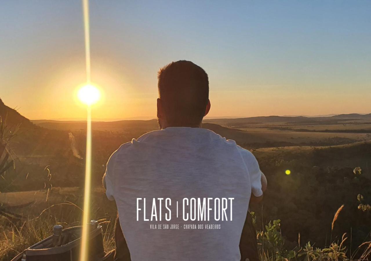 מלון Novidade Flats Comfort Na Vila De Sao Jorge - Chapada Dos Veadeiros מראה חיצוני תמונה