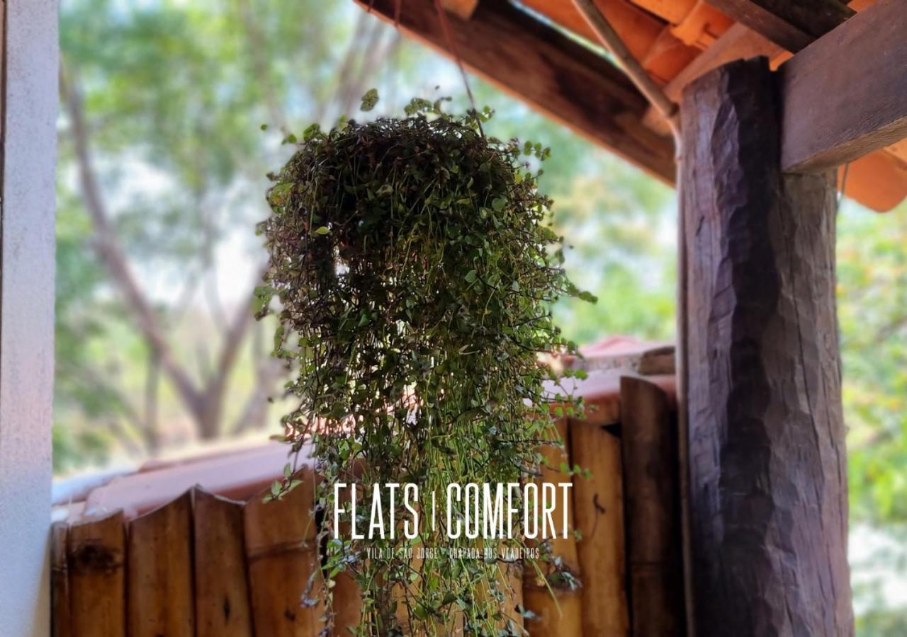 מלון Novidade Flats Comfort Na Vila De Sao Jorge - Chapada Dos Veadeiros מראה חיצוני תמונה