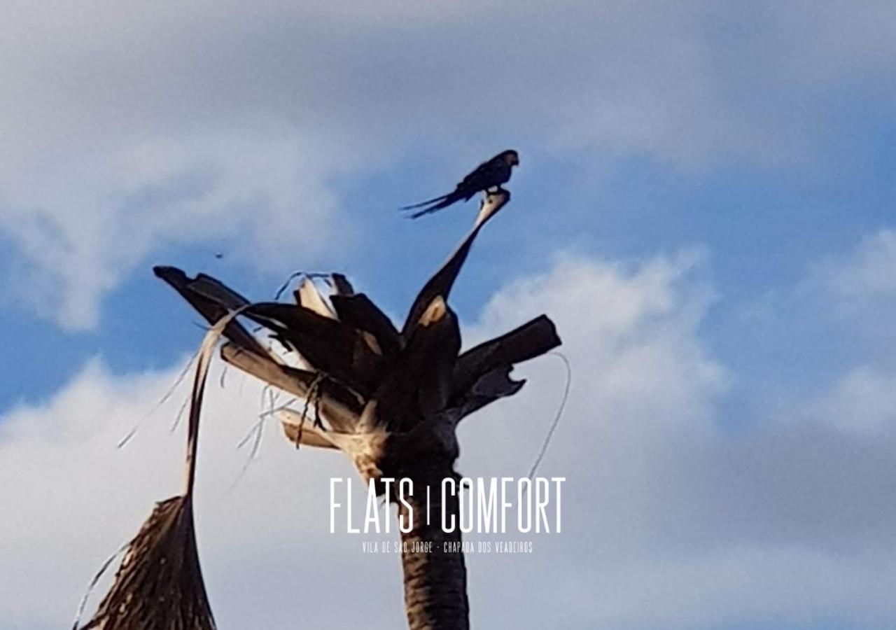 מלון Novidade Flats Comfort Na Vila De Sao Jorge - Chapada Dos Veadeiros מראה חיצוני תמונה