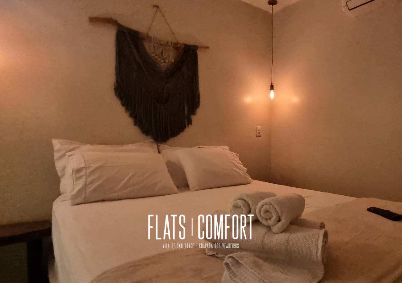 מלון Novidade Flats Comfort Na Vila De Sao Jorge - Chapada Dos Veadeiros מראה חיצוני תמונה